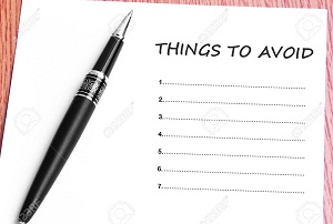 Things Not to Do in Paris, a list