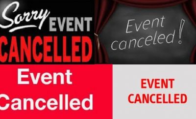 Events postponed or cancelled due to Coronavirus in Paris