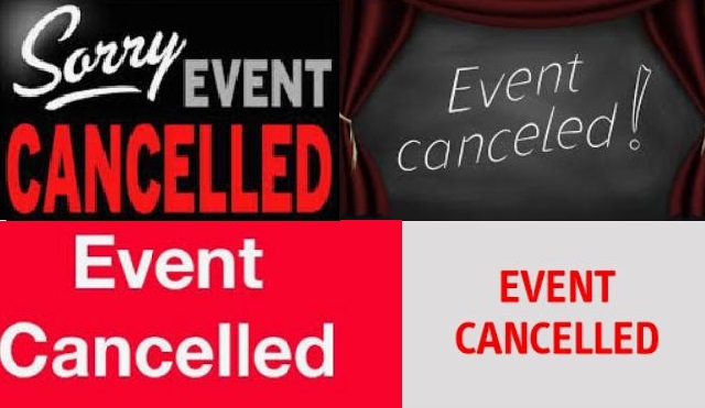 event cancelled due to coronavirus in paris