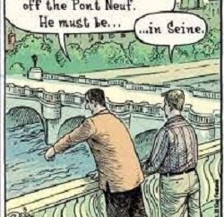 Puns and quotes about the Seine